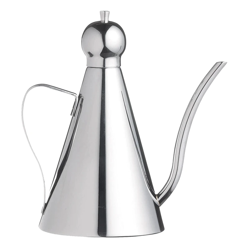 

Hot 350Ml Olive Oil Dispenser,Kitchen Stainless Steel Oil/Vinegar Pot,Olive Oil Bottle,Olive Oil Can Storage Container
