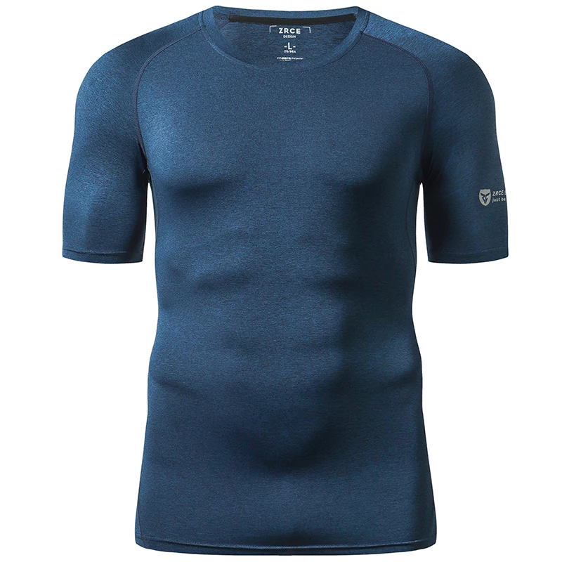ZRCE Мужская модная повседневная футболка для бега высокое качество одежда