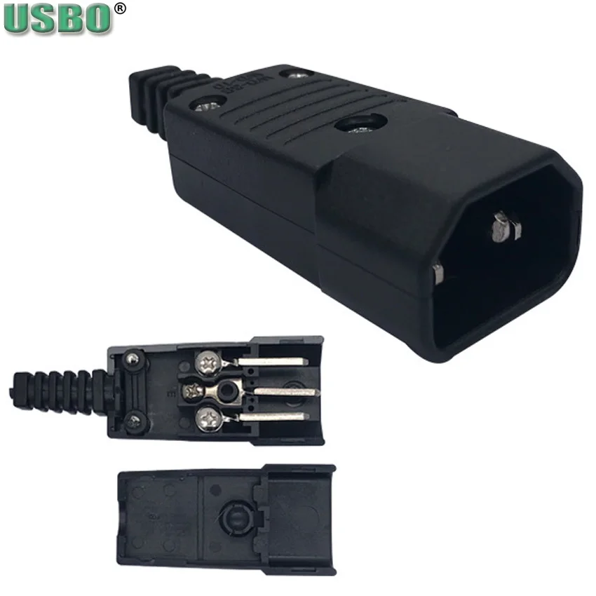 Электрический Мужской Женский 250v 10A IEC320 C15 C14 БРП розетка по UPS AC Розетка WD-10 WD-09 кабель проводной проводов розетка питания розетка