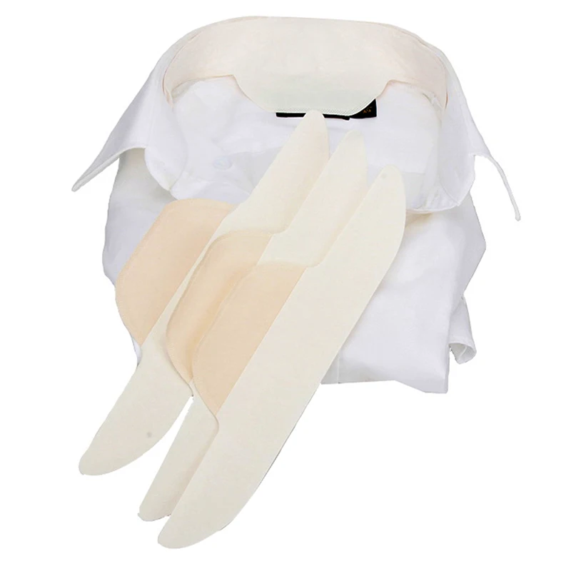 

20pcs Disposable Summer Collar Sweat Pads White T-shirt Absorbing Deodorants Stickers Anti Perspiration Collar Pad For Unisex