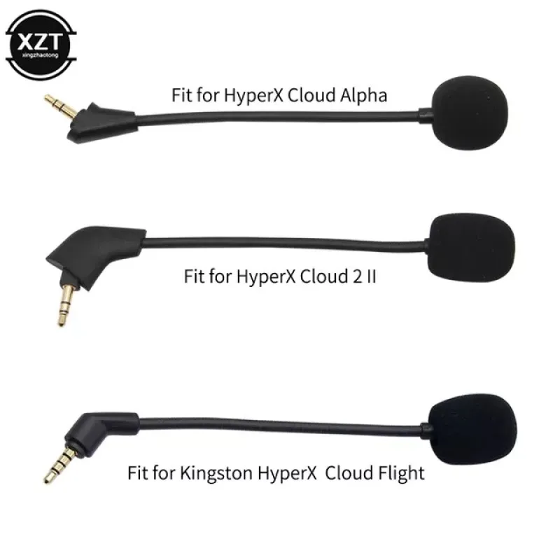 Headsets Microphone for Kingston HyperX Cloud Alpha S 2 II X Core Pro Cloud Flight Cloud9 Edition Gaming Headphones Mic Earpads Headsets Microphone for Kingston HyperX Cloud Alpha S 2 II X Core Pro Cloud Flight Cloud9 Edition Gaming Headphones Mic Earpads