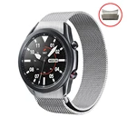 Магнитный ремешок для Samsung Galaxy Watch 4 Classic, 46 мм, 42 мм, металлический изогнутый конец, 40 мм, 44 мм