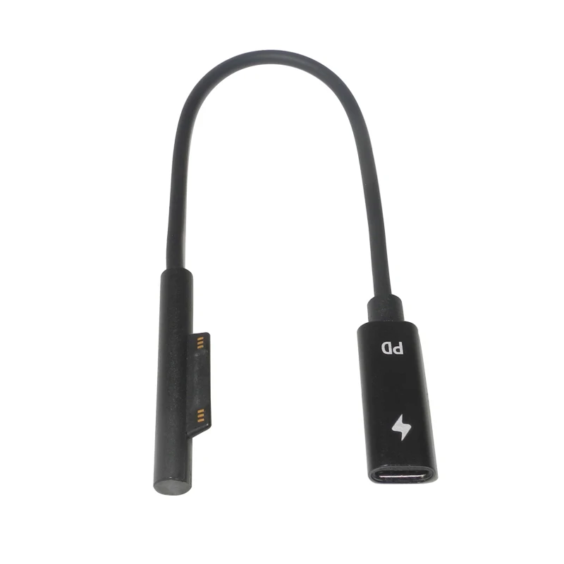 USB Type C PD конвертер для Microsoft Surface Pro 6 5 4 3 адаптер питания ноутбука зарядный кабель