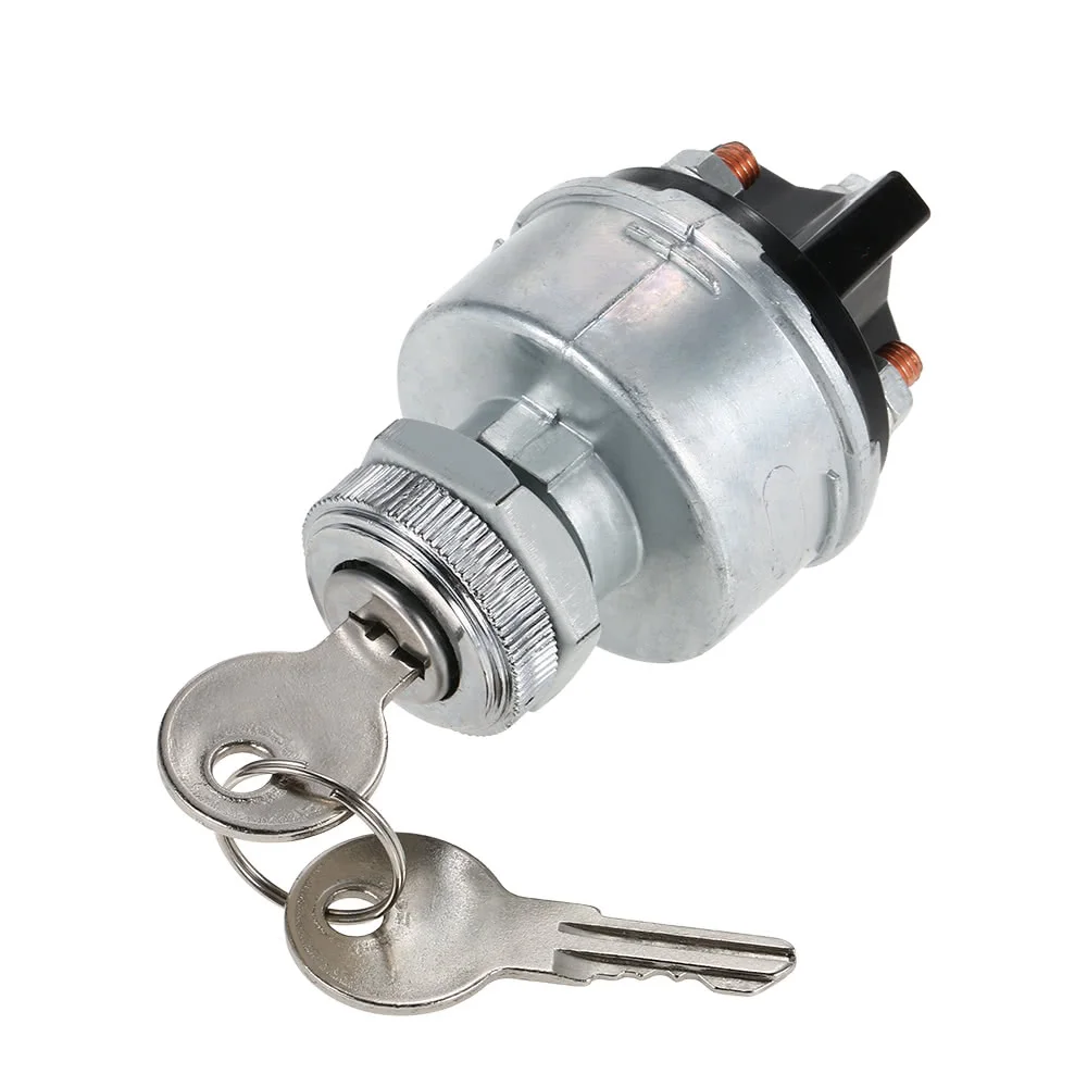 

Ignition Switch with 2 Keys Universal for Car Tractor Trailer