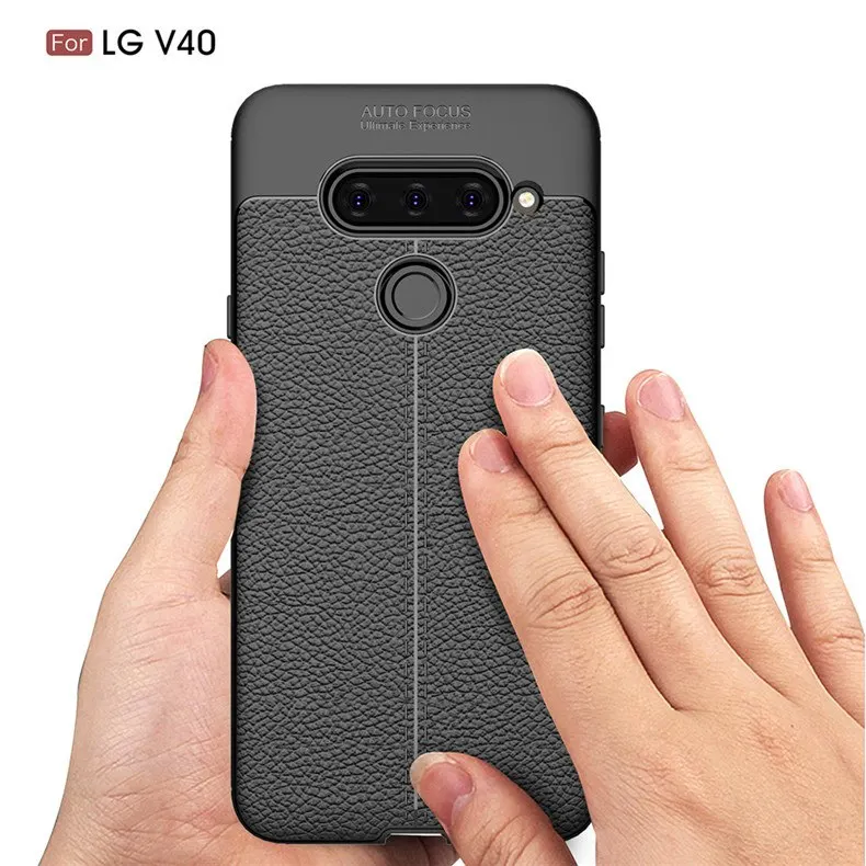Luxury TPU Case for LG G7 G6 Plus V50 V40 ThinQ V30 V30S Leather Silicone Shockproof Cover LGV50 |
