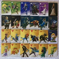 fast shipping 25pcsset zelda botw mini card free sky sword hd loft asuka gift ntag215 nfc game card chip tag for ns switch