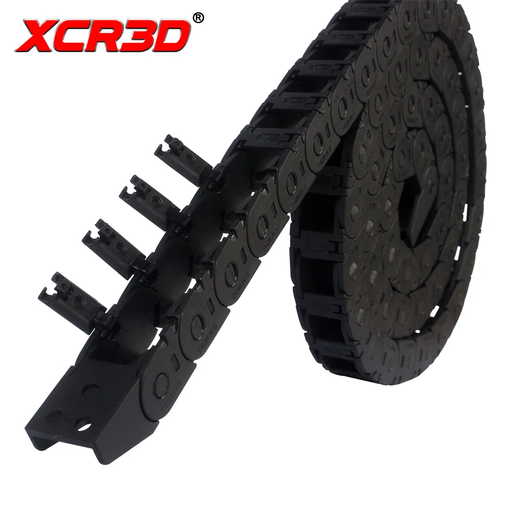 Кабель XCR3D для 3D принтера софрикционная цепь буксирная линия 10*11 мм Длина 1000