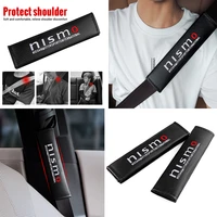 car pu leather safety belt shoulder cover breathable protection for nissan qashqai juke nismo note mg auto interior accessories