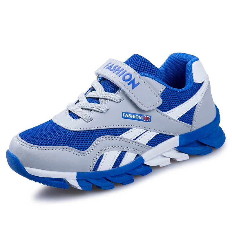 Детские Нескользящие кроссовки из ТПР сетчатая удобная летняя спортивная обувь
