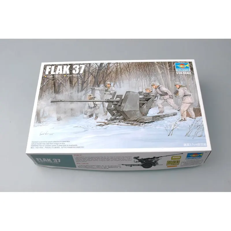 Немецкий набор моделей Trumpeter 02310 1/35 FLAK в масштабе 37|Наборы для сборки моделей| |