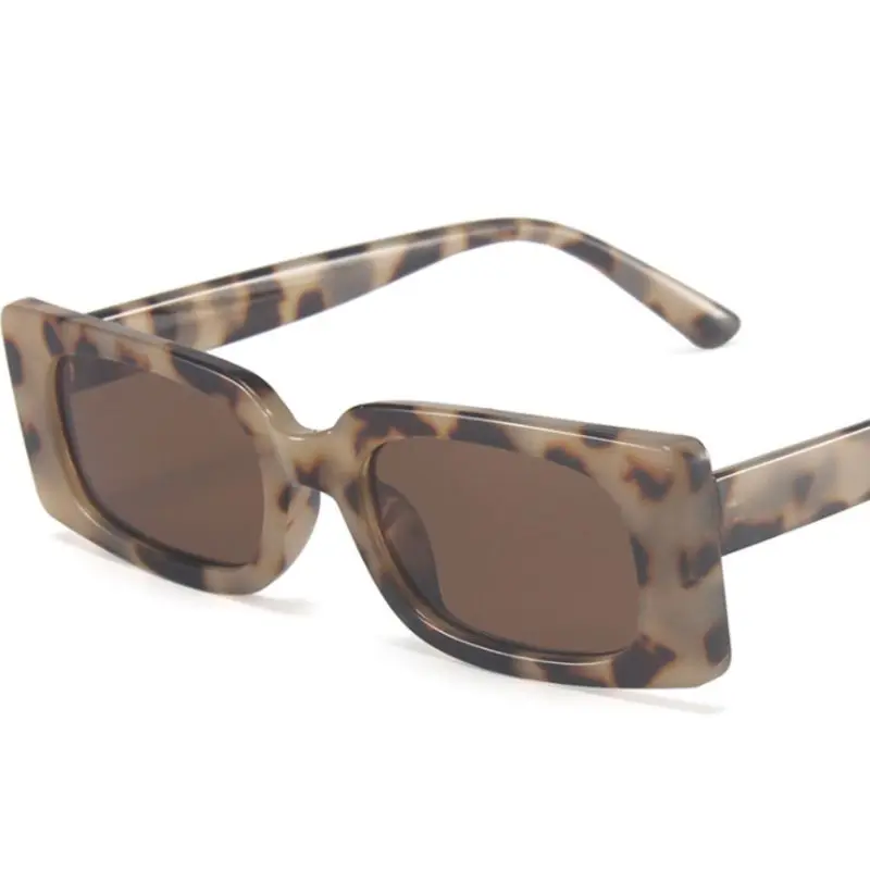 

Новинка, модные женские солнцезащитные очки 2021, роскошные брендовые дизайнерские прямоугольные солнцезащитные очки в стиле ретро, женские ...