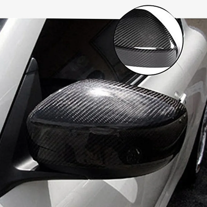 Car Carbon Fiber Side Rearview Mirror Cover Caps Exterior Accessories for Infiniti G25 G35 G37 2008-2013 | Автомобили и мотоциклы