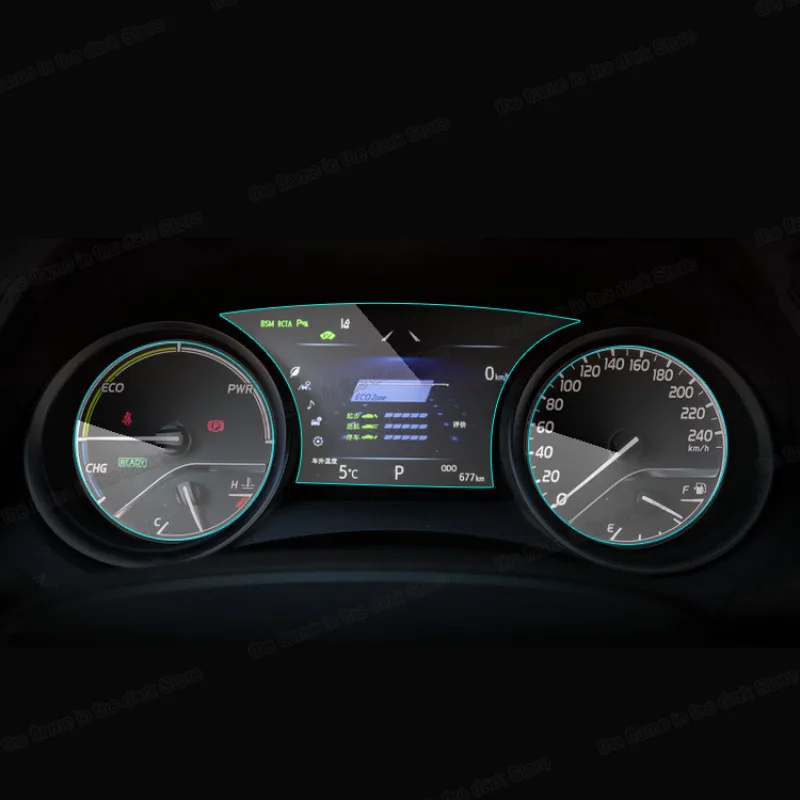 Lsrtw2017 ТПУ Защитная пленка для приборной панели автомобиля против царапин toyota camry