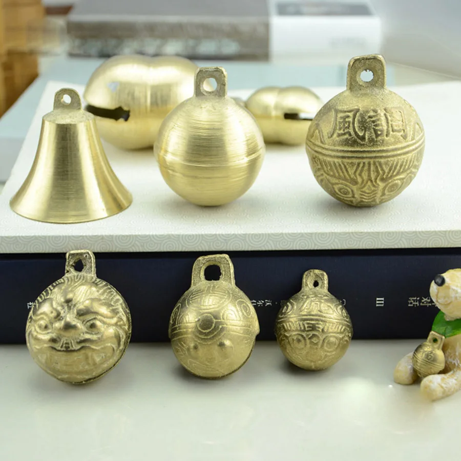 

Copper Metal Jingle Bells Loose Beads Pet Bells Retro Christmas Bell Tree Decorations/DIYCrafts Accessories