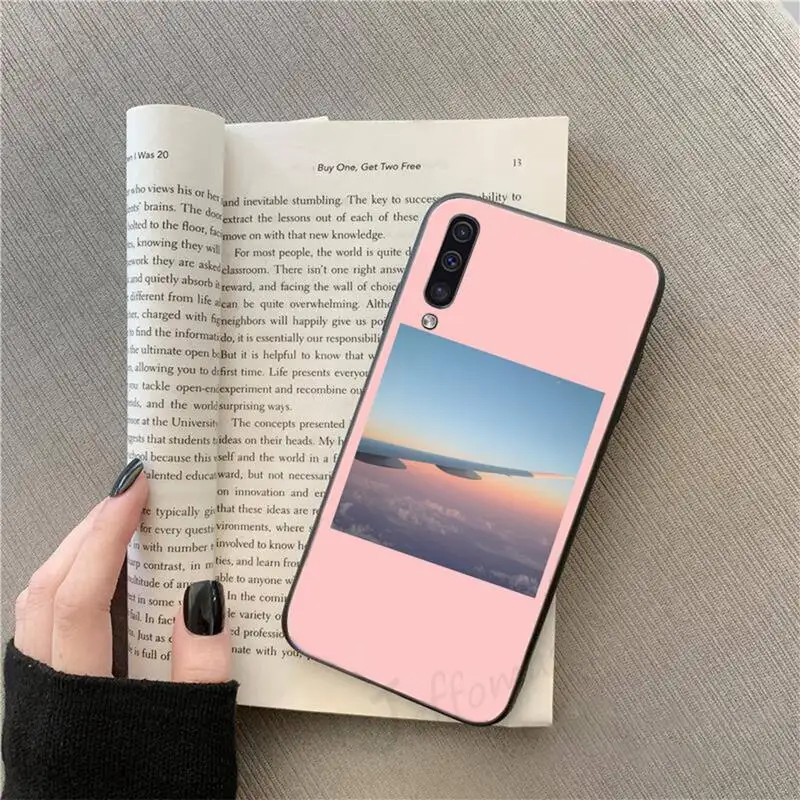 

Pink Aesthetics songs lyrics Aesthetic Phone Case For Samsung galaxy S9 10 20 A 10 21 30 31 40 50 51 71 s note 20 j 4 2018 plus