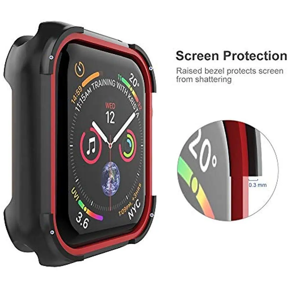 Чехол для часов Apple Watch 5/4/3/2/1 40 мм 44 Мягкий силиконовый чехол в стиле Ni ke iWatch Series 5 4 3