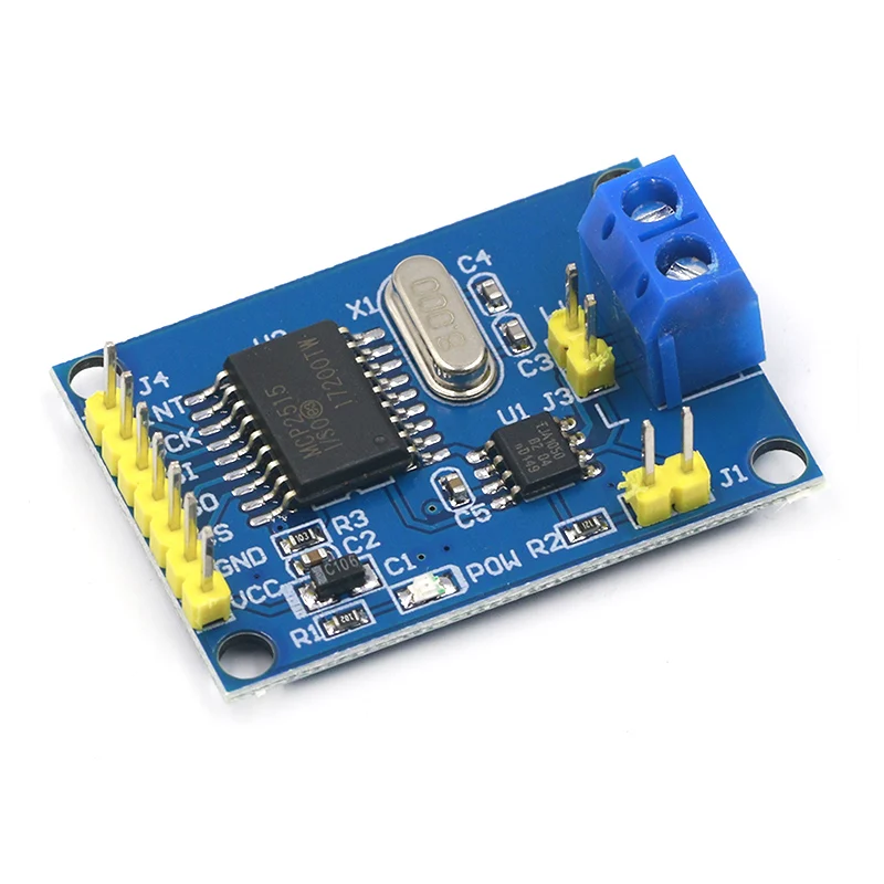 MCP2515 CAN шина Модуль платы TJA1050 приемник SPI для 51 MCU контроллер рычага