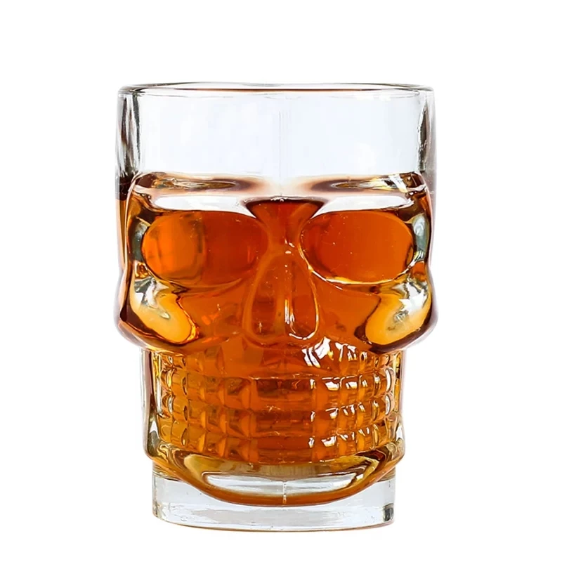 Креативная чашка с черепом лицом призрака голова черепа 500 мл большая пивная