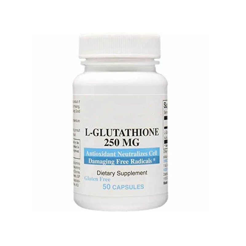 L-Glutathione  Antioxidant Skin Whitening 250 mg*50caps/bottle