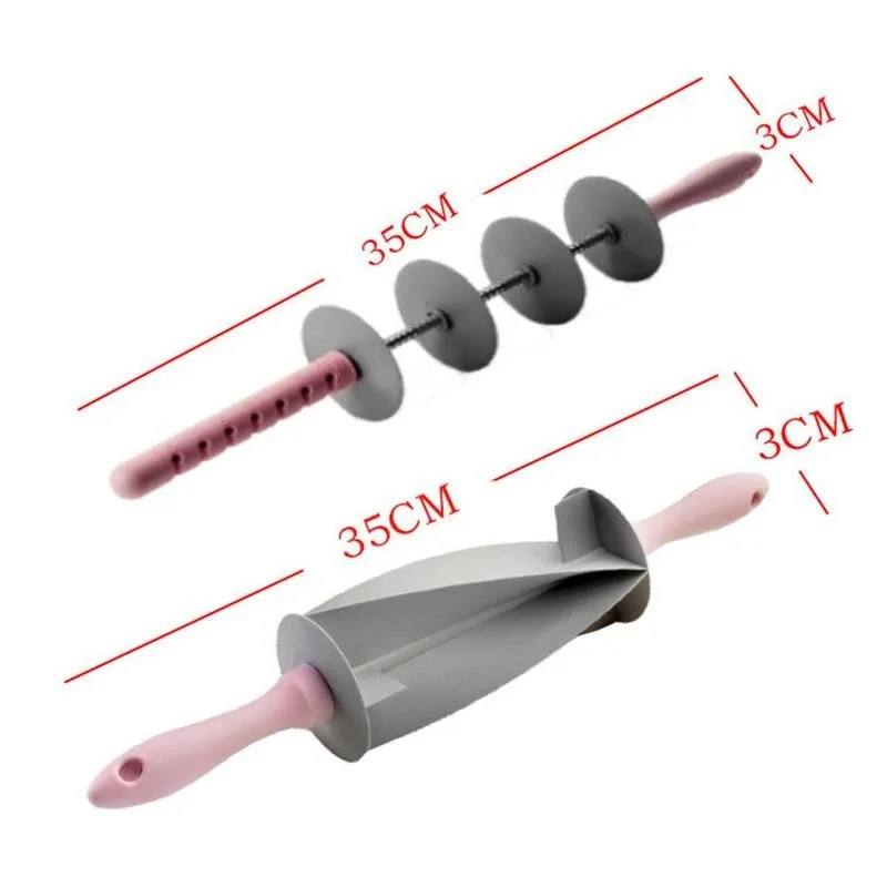 

1pc Adjustable Blade Roller Pin Croissant Cutter Multi-function Slicer Bread Stainless Set Croissant Cutter Steel Dough Bre