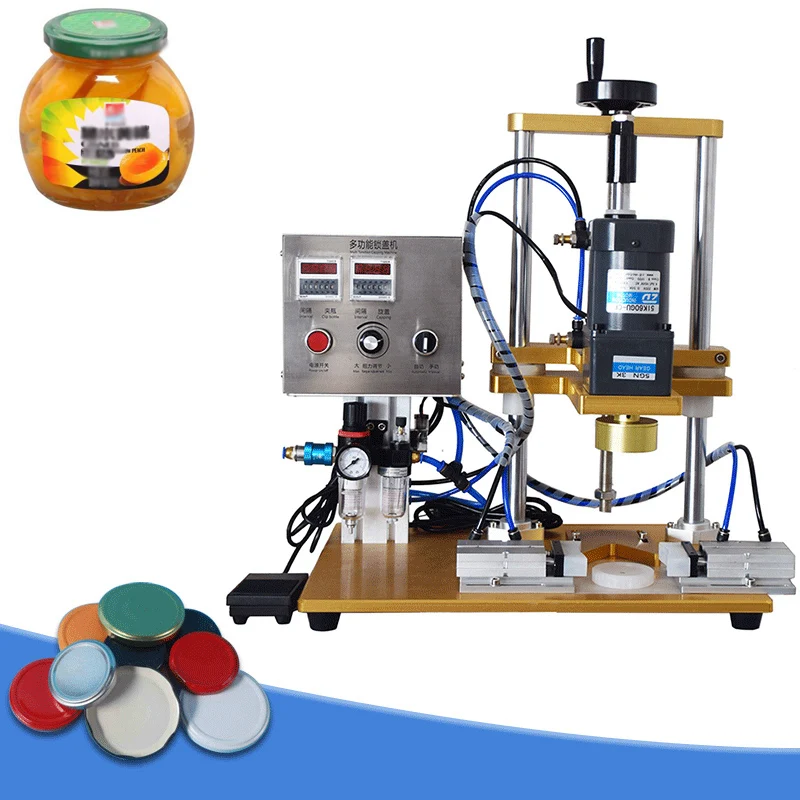 Electric Capping Machine Chili Sauce Tinplate Canned Glass Bottle Sealing Desktop Canning | Бытовая техника