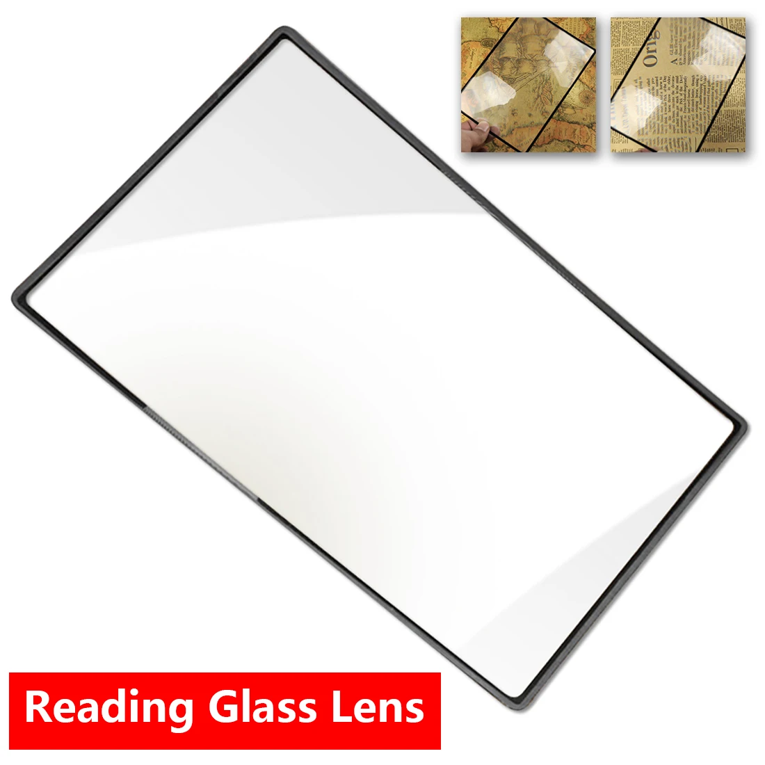 

X3 Book Page Magnification 180X120mm Convinient A5 Flat PVC Magnifier Sheet Magnifying Reading Glass Lens Hot Sale
