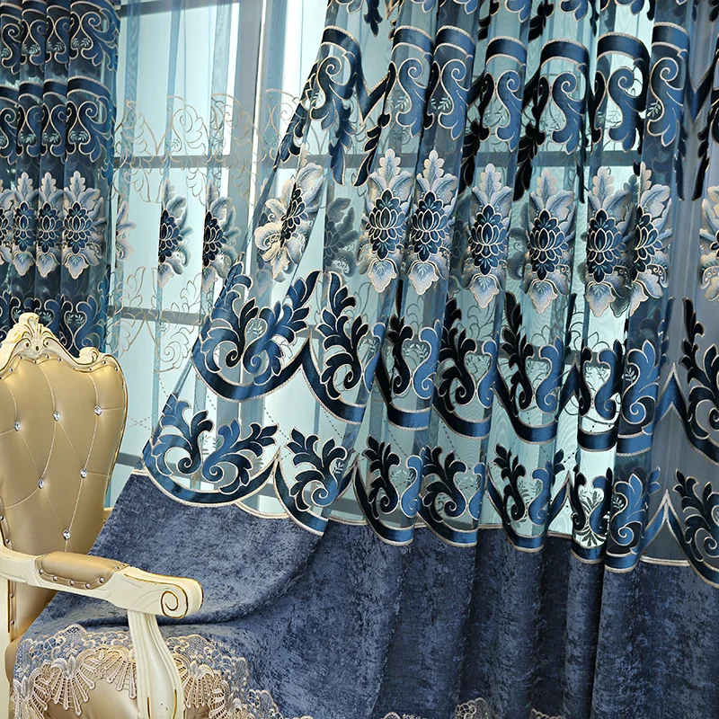 Ажурные декоративные занавески для гостиной спальни занавеска из тюли с