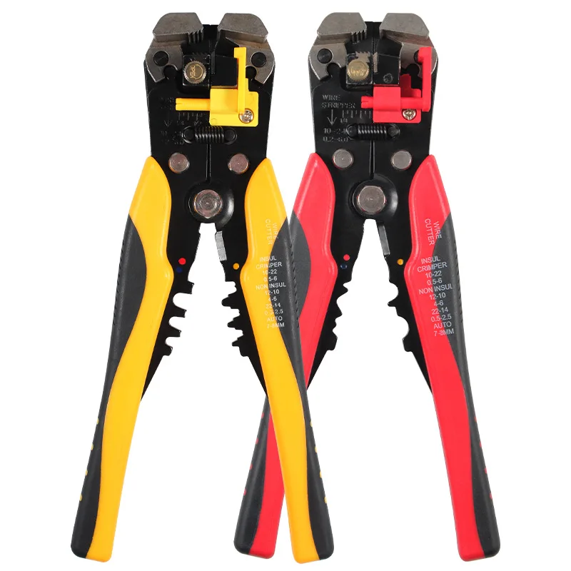 3 in 1 Multifunctional Automatic Cable Wire Stripper Crimping Pliers Terminal Tool Drill Professional Cord Crimper