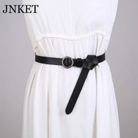 jnket new fashion women cowhide waist belt slim waistband dress belt leisure cinturon clothing accessoires