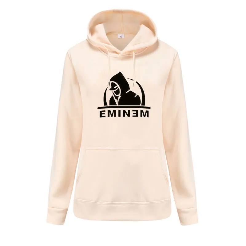 Новые осенние и зимние толстовки с принтом eminem женская спортивная одежда в стиле