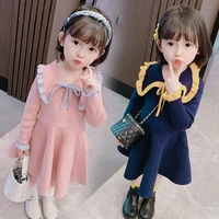 girl dress kids baby%c2%a0gown 2021 solid spring autumn toddler formal party outfits%c2%a0sport teenagers dresses%c2%a0cotton children clothing