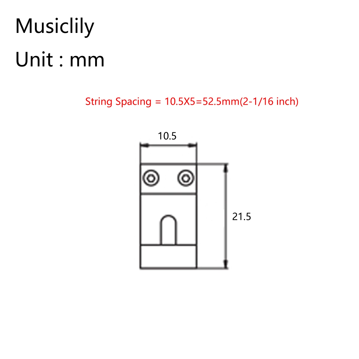 Musiclily Pro 10 5 мм стальной Винтажный стиль гитары Tremolo мост сиденья для Strat Stratocaster