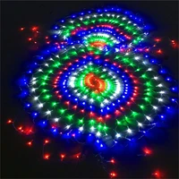 outdoor holiday light 3m 3 peacock mesh net led string lights color fairy garland for wedding christmas wedding new year decor