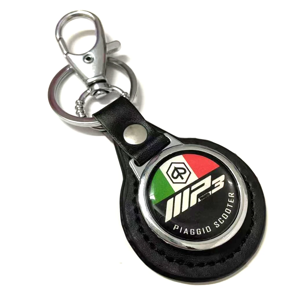 

Motorcycle Keychain Key Ring Case for Piaggio MP3 Scooter