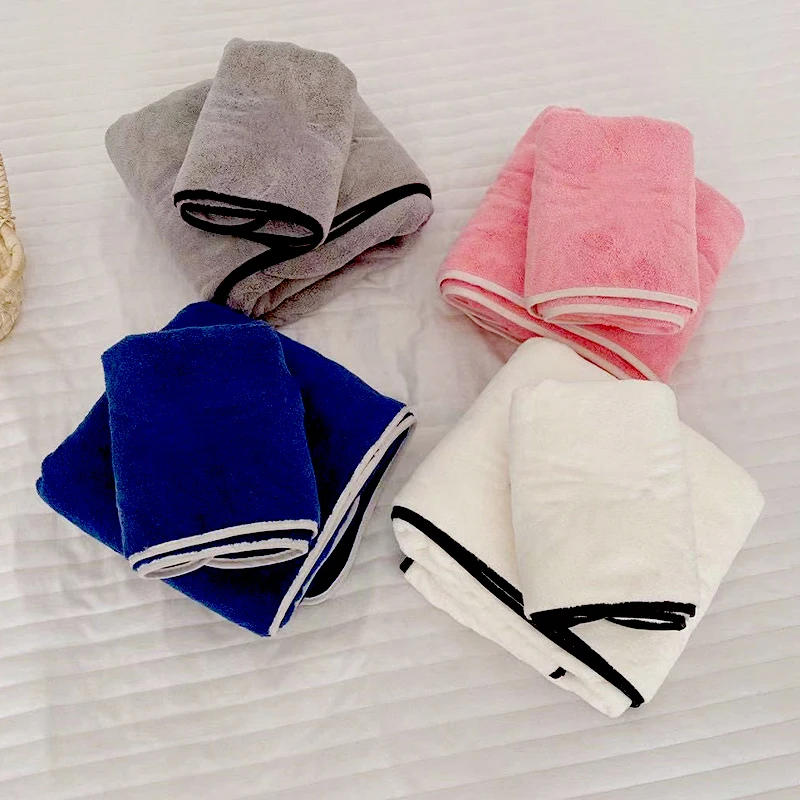 Toallas de limpieza de secado r&aacute;pido para el hogar, toallas de mano de playa, envoltura de ducha y ba&ntilde;o, marca de lujo, novedad de 2021-0