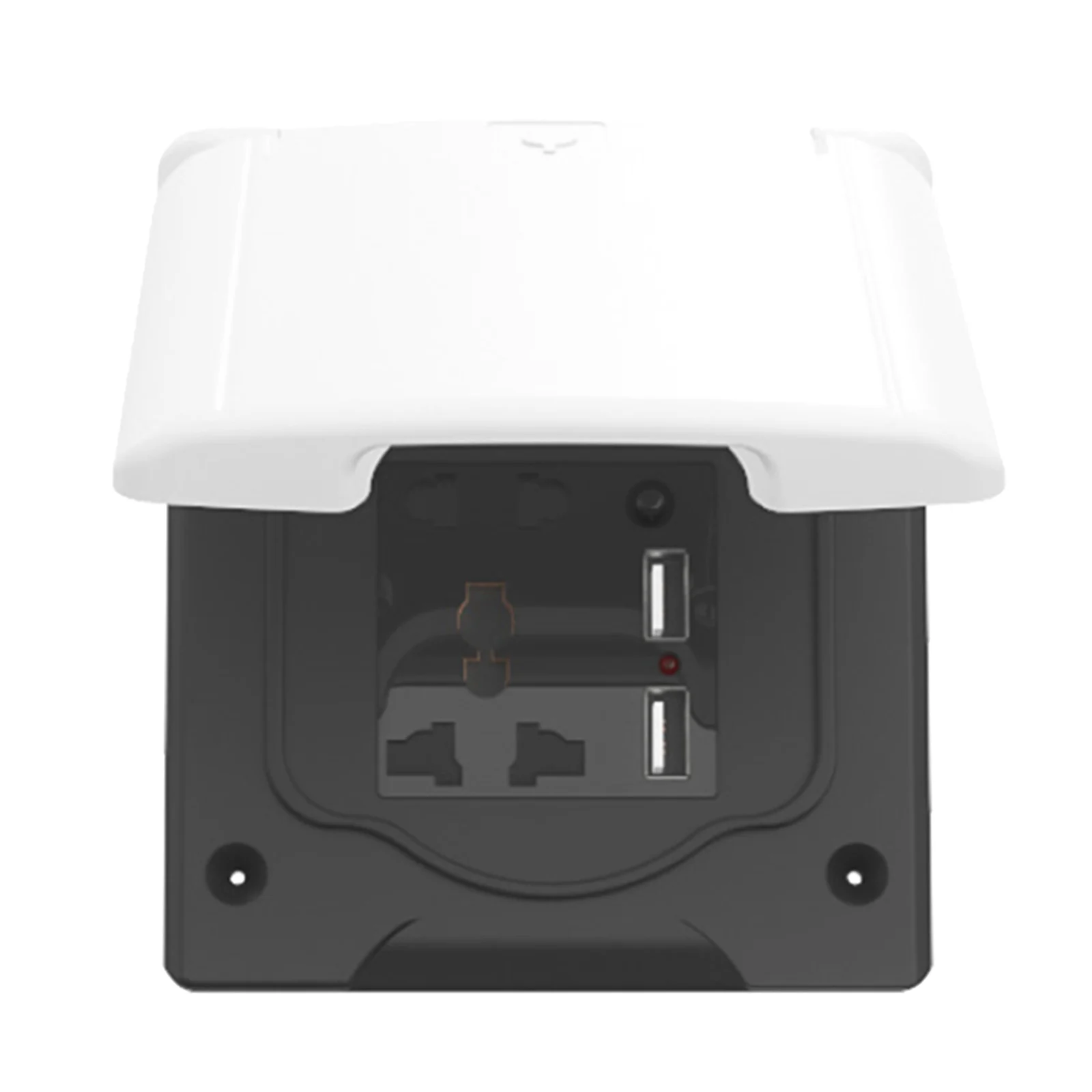 

Dual-Port USB RV Power Outlet Box IP44 Outdoor Camper Electrical Box Travel Mounting Waterproof
