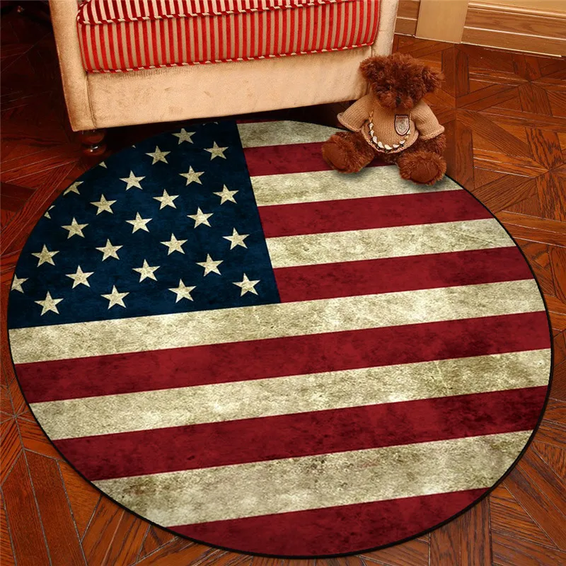 Круглый ковер с обезьянкой детская комната круглый салон спальня компьютерный