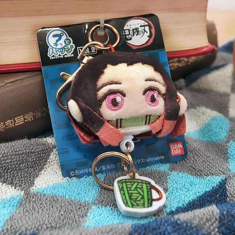 Игрушка-брелок из плюша рассекающий демонов Kimetsu No Yaiba Kamado Tanjirou Tomioka Giyuu Agatsuma Zenitsu
