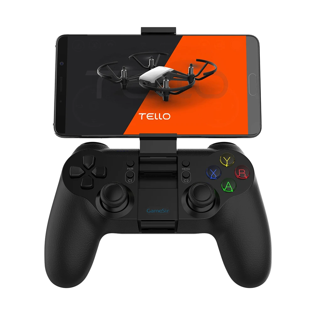 GameSir T1d Drone Bluetooth Controller for DJI Tello Drone Compatible with Apple iPhone and Android Phone