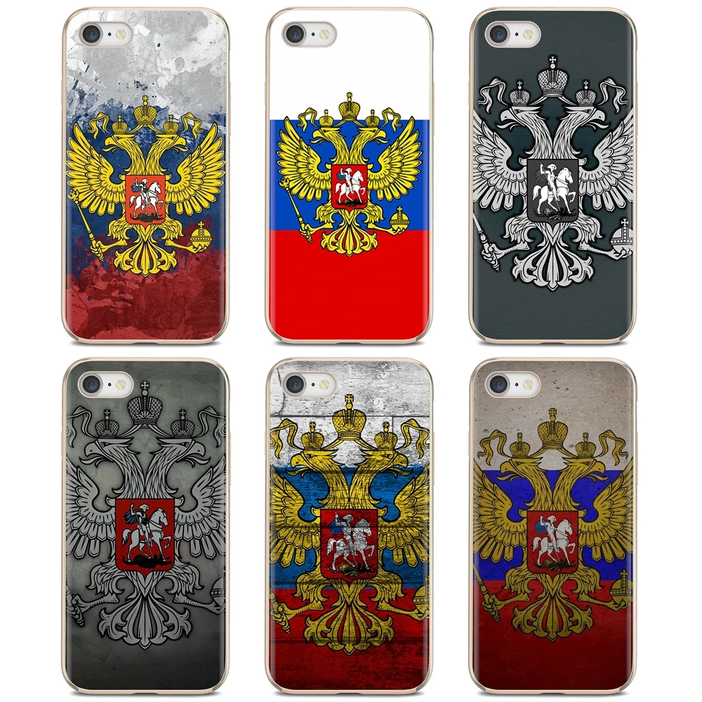 Эмблема флага Российской Федерации для Huawei Honor Y5 2018 2019 8S 9X Pro 20 10 10i Lite тонкий