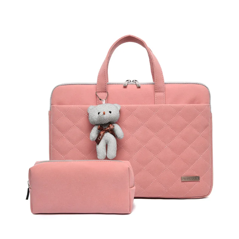 

Women Laptop Bag 13.3 Inch Waterproof 15.6 Inch Notebook Bag Sleeve For Macbook Air Pro 13 15 Huawei Laptop Handbag Briefcase