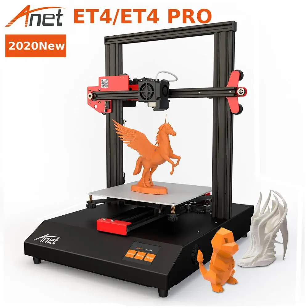 Набор 3D принтеров Anet ET4/E44 PRO DIY Размер печати 220*220*250 мм высокоточная рама из