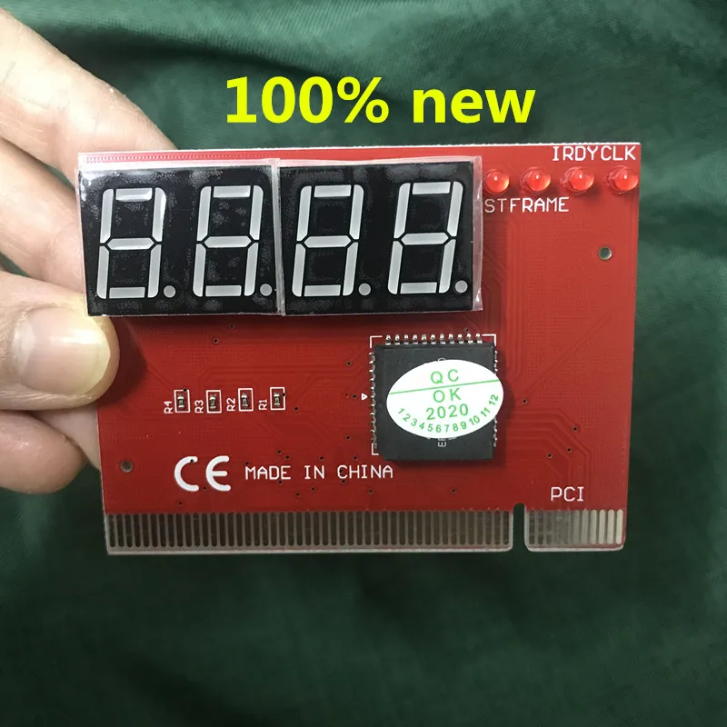 1 шт. новая четырехкрасная карта неисправности компьютера диагноза PCI основная