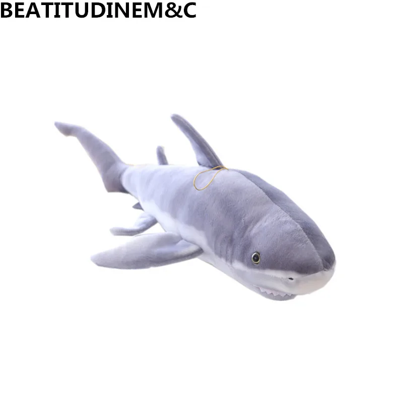 

New Simulation Personality Marine Animal Plush Toys Tuna Shark Doll Pillow Creative Birthday Gifts Home Decor