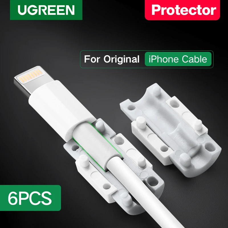 Защитный кабель Ugreen для iPhone, защитный кабель для зарядного устройства, usb-кабель, usb-кабель, защита для iPhone