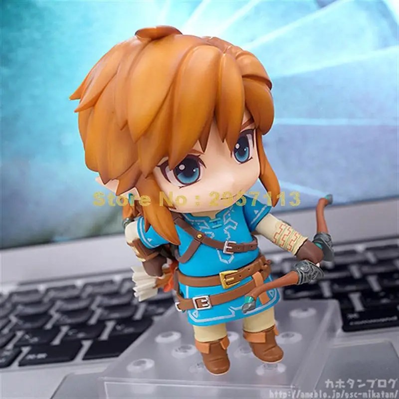Аниме zelda link face Изменяемая ПВХ милая фигурка Коллекционная модель q версия 10 см #733
