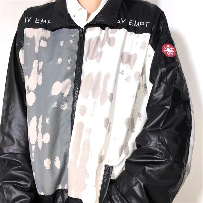

Лоскутная камуфляжная куртка CAVEMPT C.E для мужчин и женщин, Высококачественная ветровка в масштабе 1:1, на молнии, куртки Cav Empt, верхняя одежда, м...