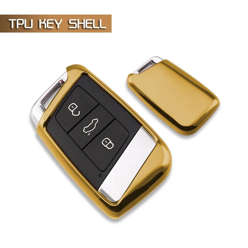 OemField Soft TPU Car Key Cover Case Bag Shell Holder Protection Skin for Volkswagen VW Passat Magotan B8 Variant Smart | Автомобили и