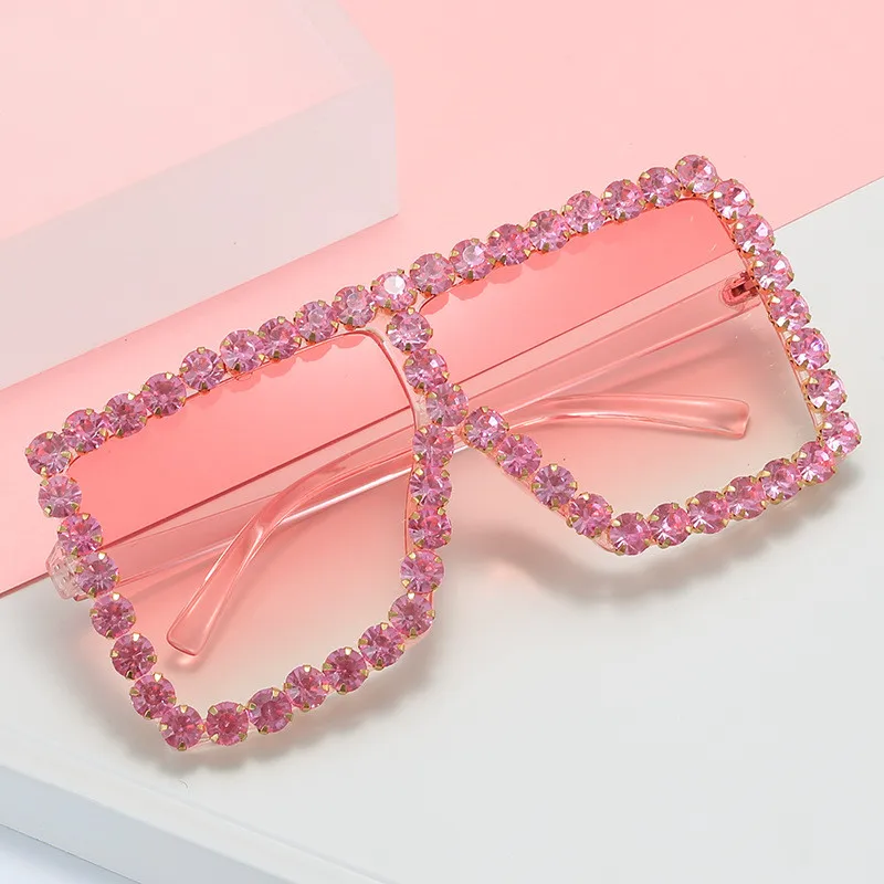 Роскошные солнцезащитные очки Стразы с украшением из кристаллов и бриллиантов