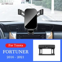 car mobile phone holder for toyota fortuner 2016 2021 air vent mounts stand gps gravity navigation bracket car accessories